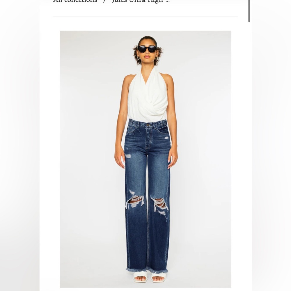 Jules Ultra High Rise 90's Flare Jeans - Picture 3 of 16